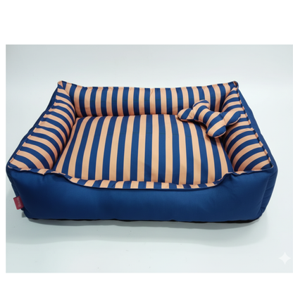 Pets Empire Snuggle Stripes Luxe Bed For Dogs