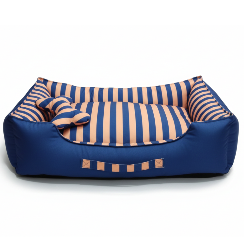 Pets Empire Snuggle Stripes Luxe Bed For Dogs