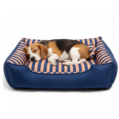 Pets Empire Snuggle Stripes Luxe Bed For Dogs