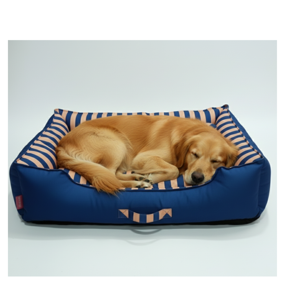 Pets Empire Snuggle Stripes Luxe Bed For Dogs