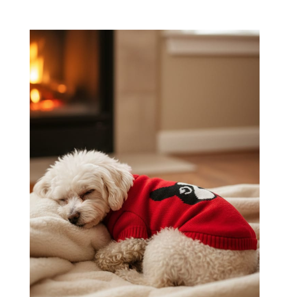 Pets Empire  Imported Sweater For Small Breed Dogs- Red