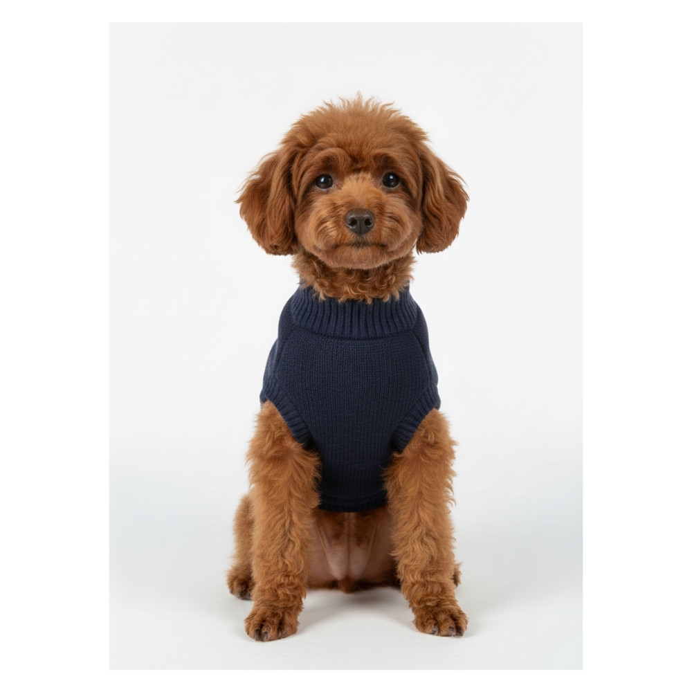 Pets Empire  Imported Sweater For Small Breed Dogs- Blue