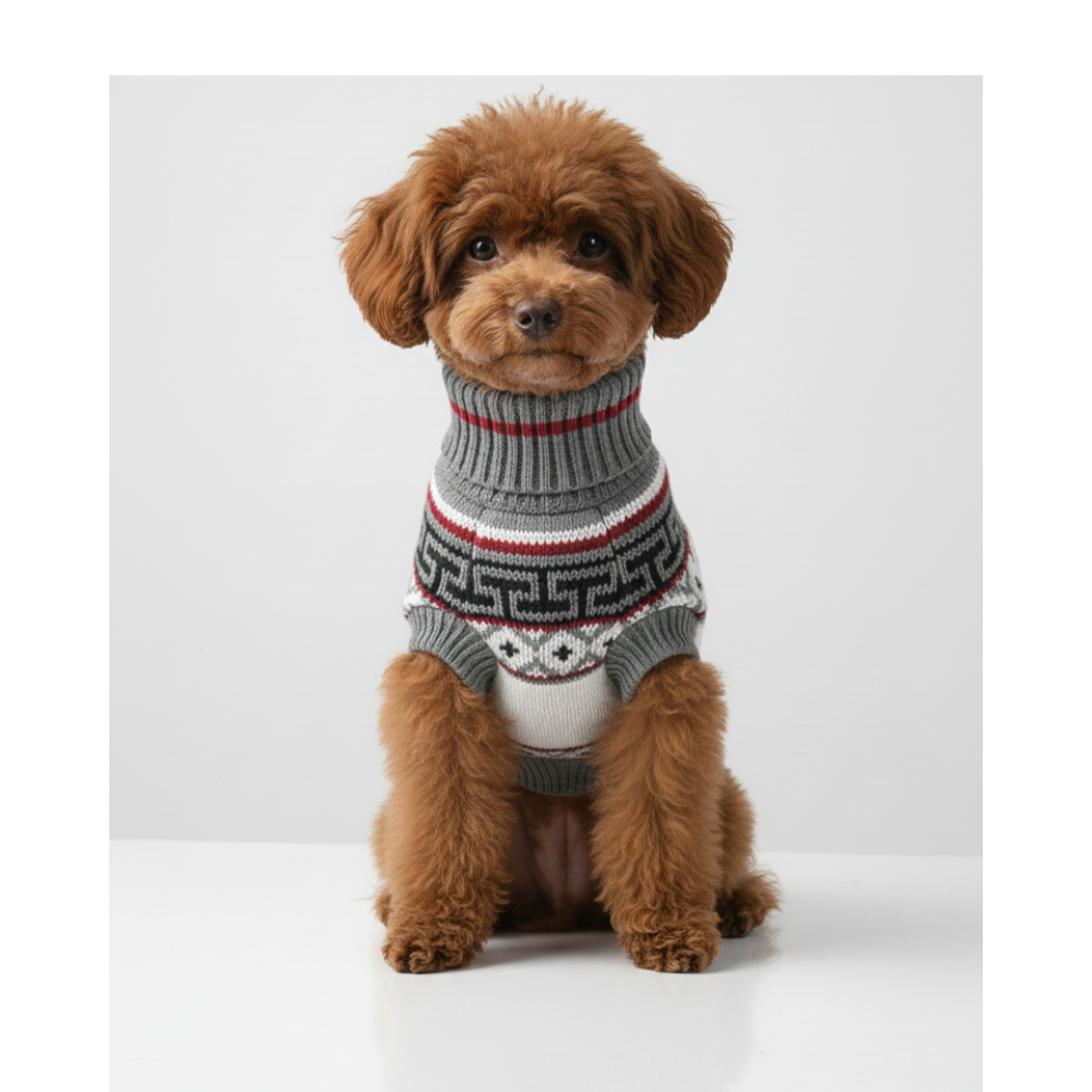 Pets Empire  Imported Sweater For Small Breed Dogs- White