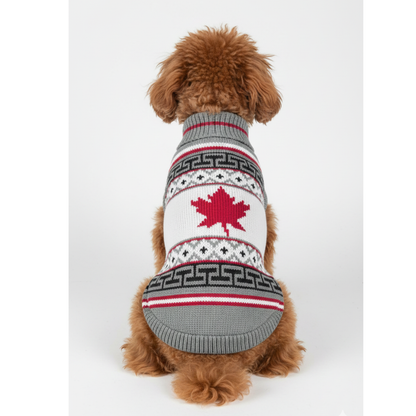 Pets Empire  Imported Sweater For Small Breed Dogs- White