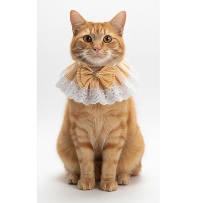 Pets Empire Fancy Adjustable Bandana For Cats (Yellow)