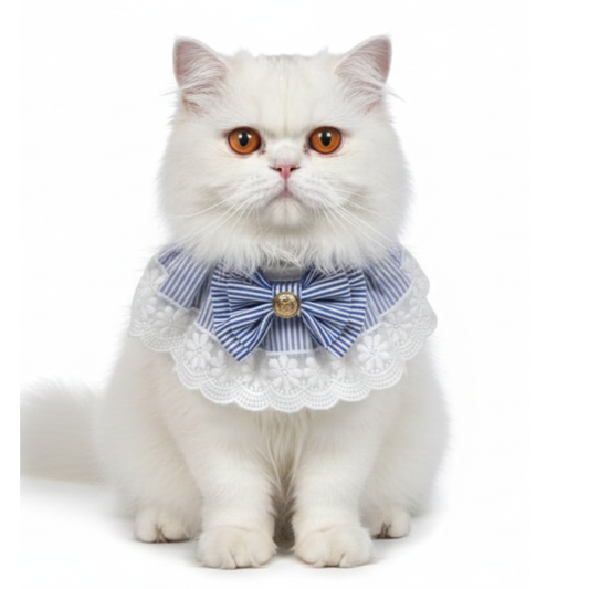 Pets Empire Fancy Adjustable Bandana For Cats (Blue)