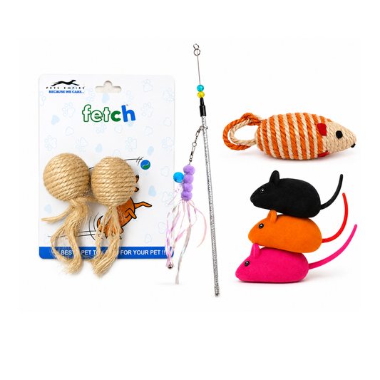 Pets Empire Interactive Cat Toy Combo Pack – 4 in 1 Fun Play Set