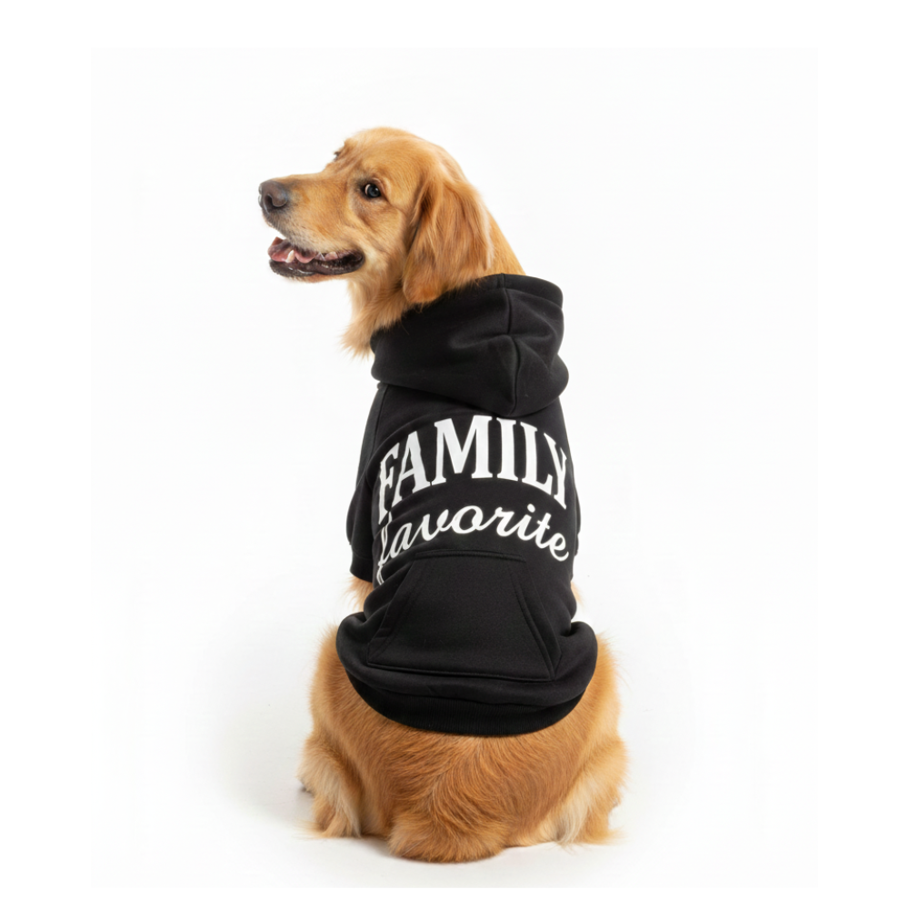 Pets Empire Family Favorite Hoodie For Dogs -  Black