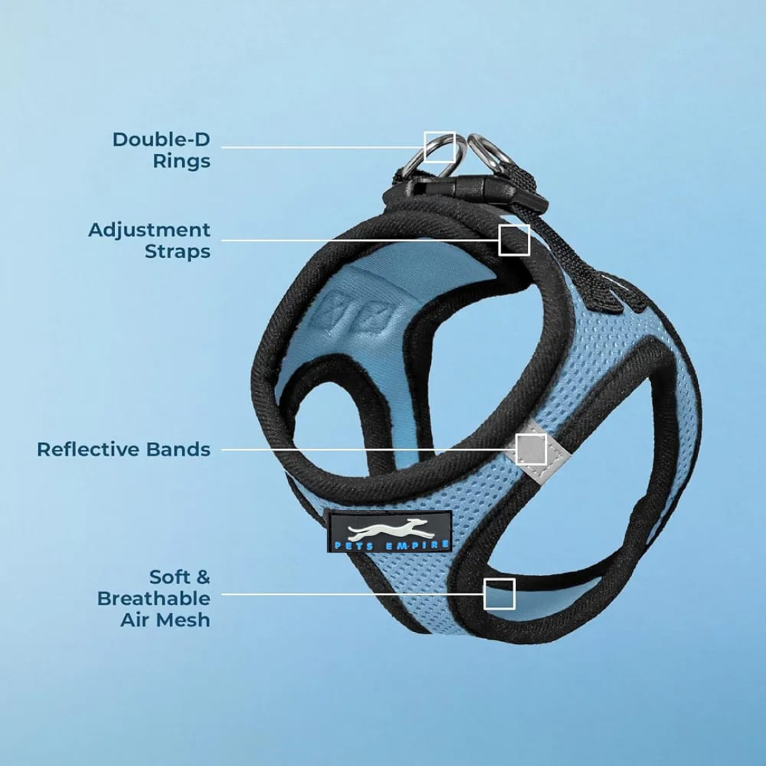 Pets Empire Solid Mesh Harness for Dogs