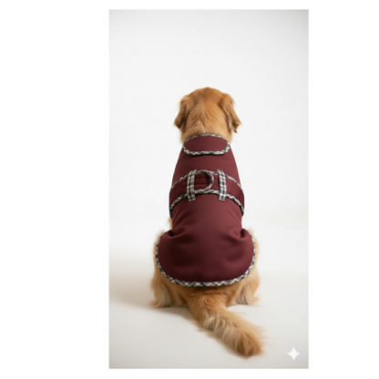Pets Empire Classic Winter Coat For Dogs - Maroon