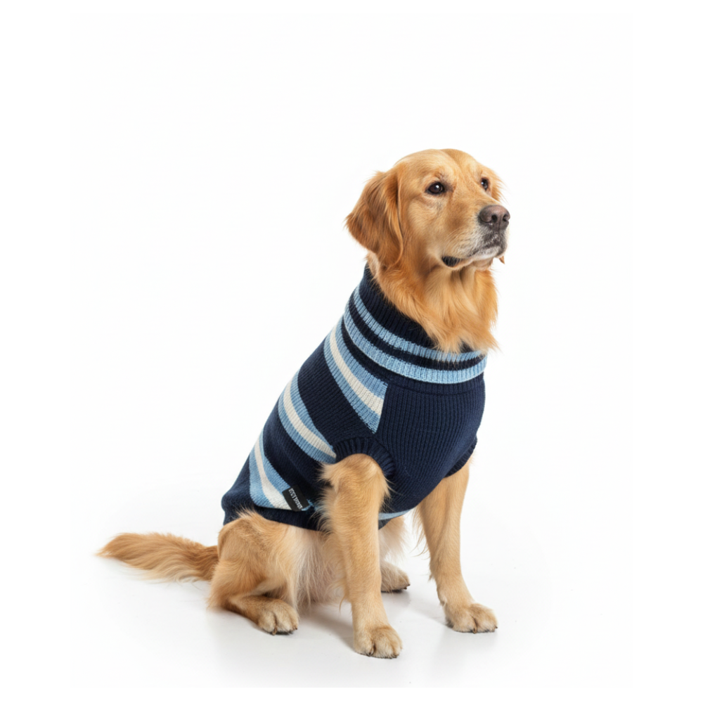 Pets Empire Premium Winter Sweater for Dogs- Blue