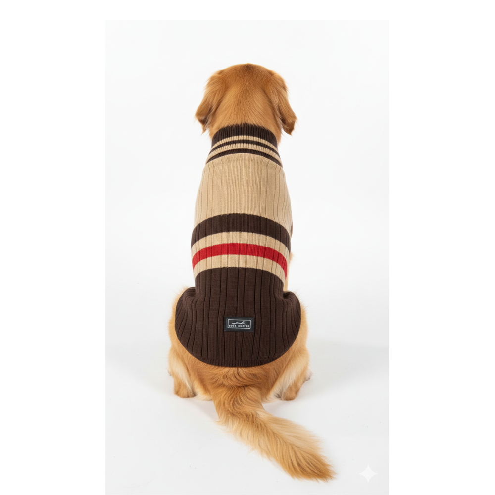 Pets Empire Premium Winter Sweater for Dogs- Brown