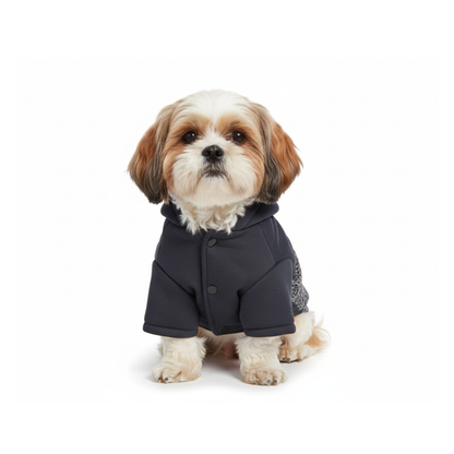 Pets Empire Warm Fleece Button Coat For Toy Breeds - Blue