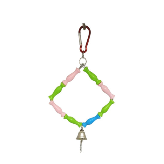 PETS EMPIRE Bird Toy Colorful Swing- 1 Piece