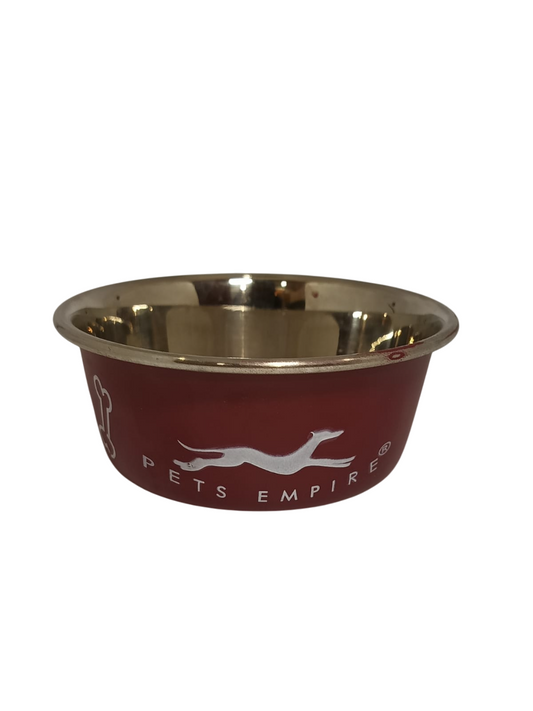 Pets Empire Coating Bowl With Silicone Base For Cats- (Pack Of 2)- 350ML