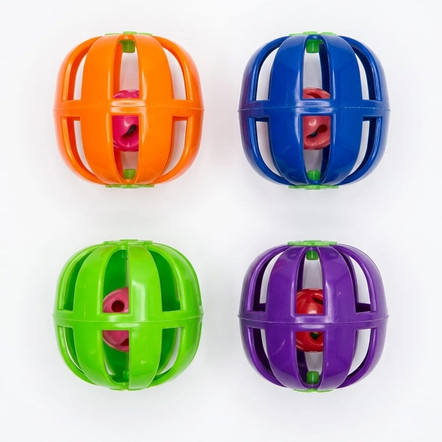 Pets Empire Colorful Cat Ball Combo Pack Of 5