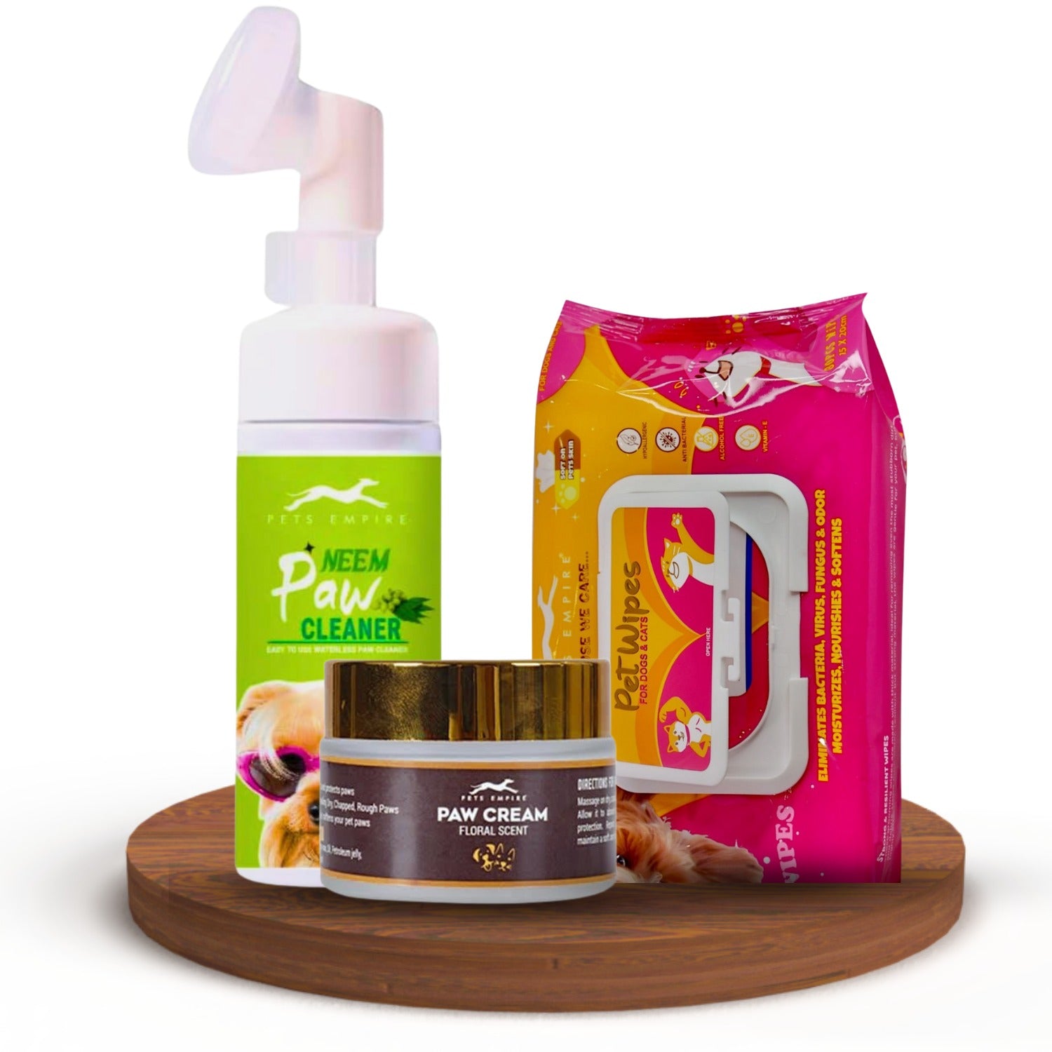 Pets Empire Paw Care Kit for Dogs - Neem Flavour