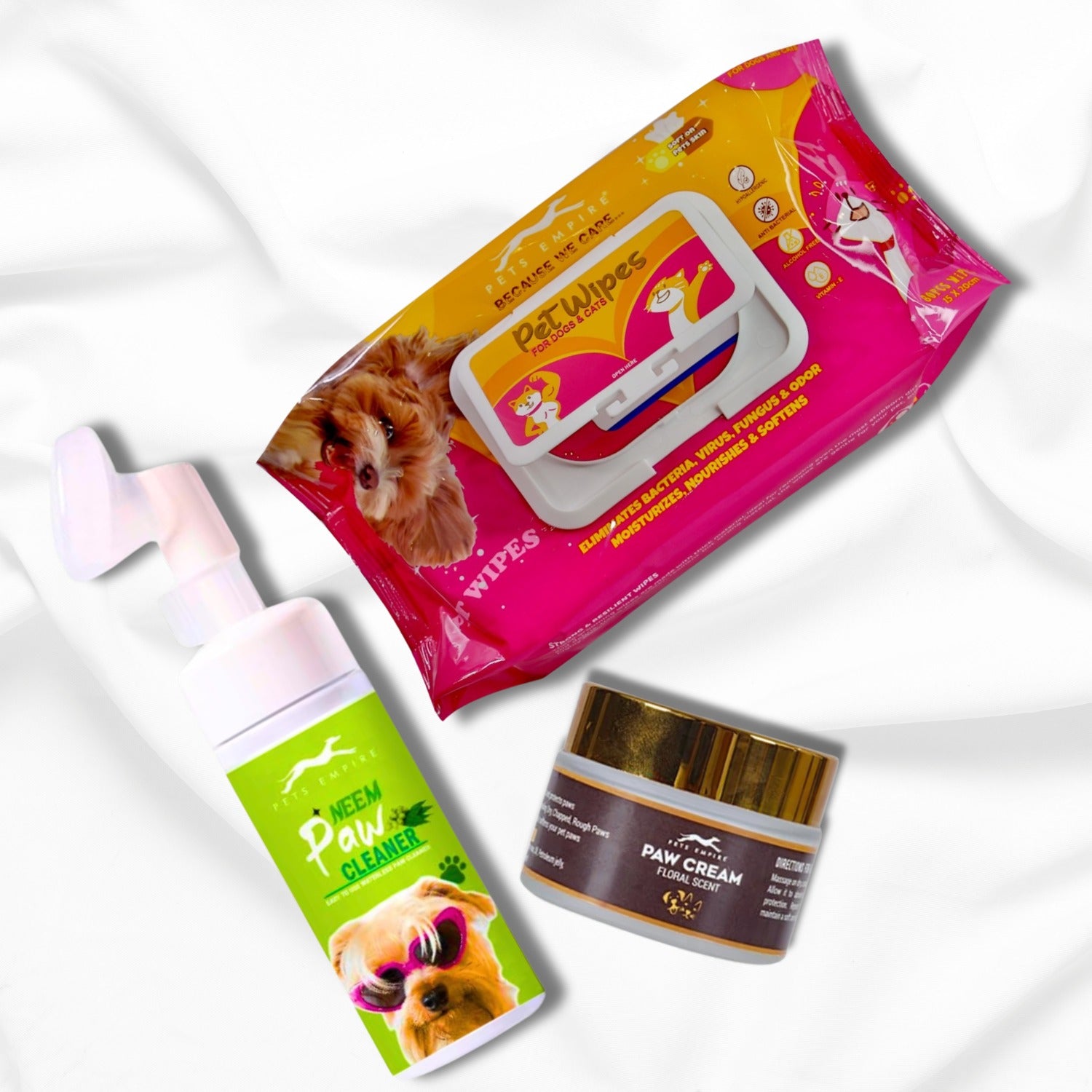 Pets Empire Paw Care Kit for Dogs - Neem Flavour