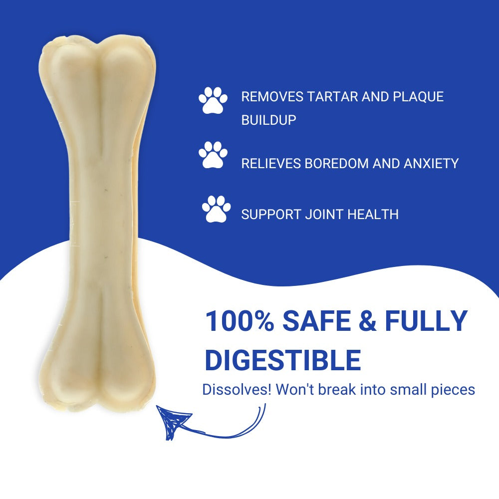 Pets Empire Rawhide Bone for Dogs - 6 Inches