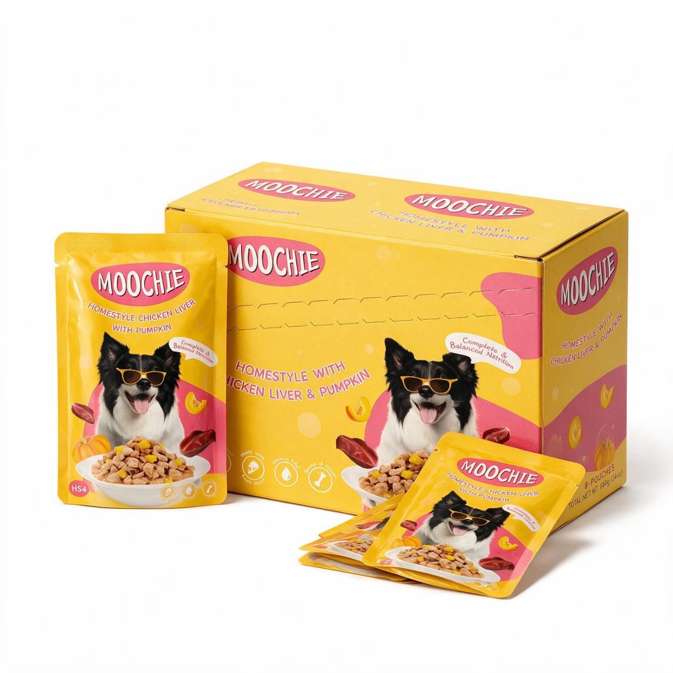 Pets Empire Moochie Homestyle with Chicken Liver & Pumpkin 120gms
