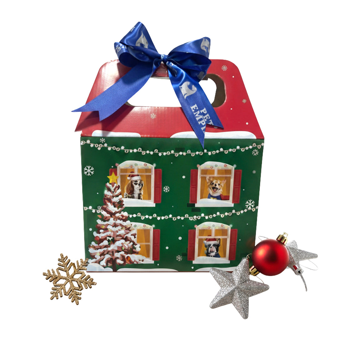 Pets Empire Moochie Christmas Hamper for Dogs – 2×Each Flavor + 1 Extra Variety Pack FREE (13 Pouches)