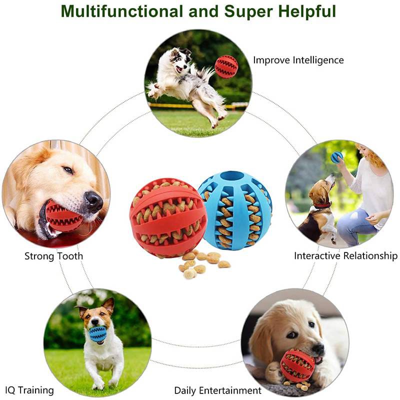 Pets Empire New Interactive Rubber Toy Balls - Pack of 2
