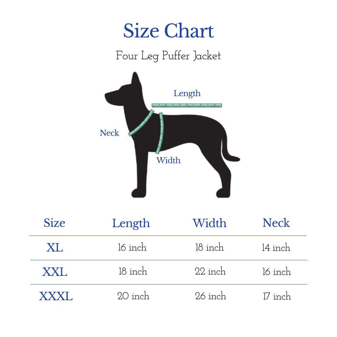 Pets Empire Metallic Silver Puffer Jacket for Small Dogs (Full)