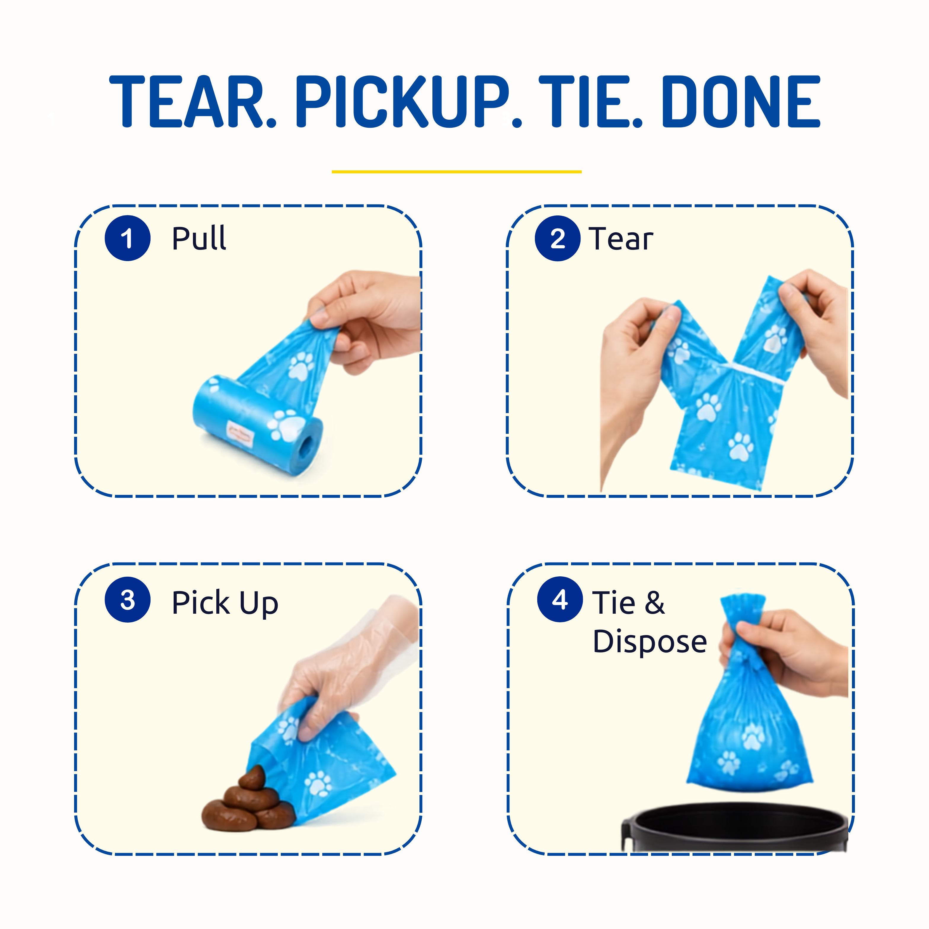 Pets Empire Biodegradable Dog Poop Bags