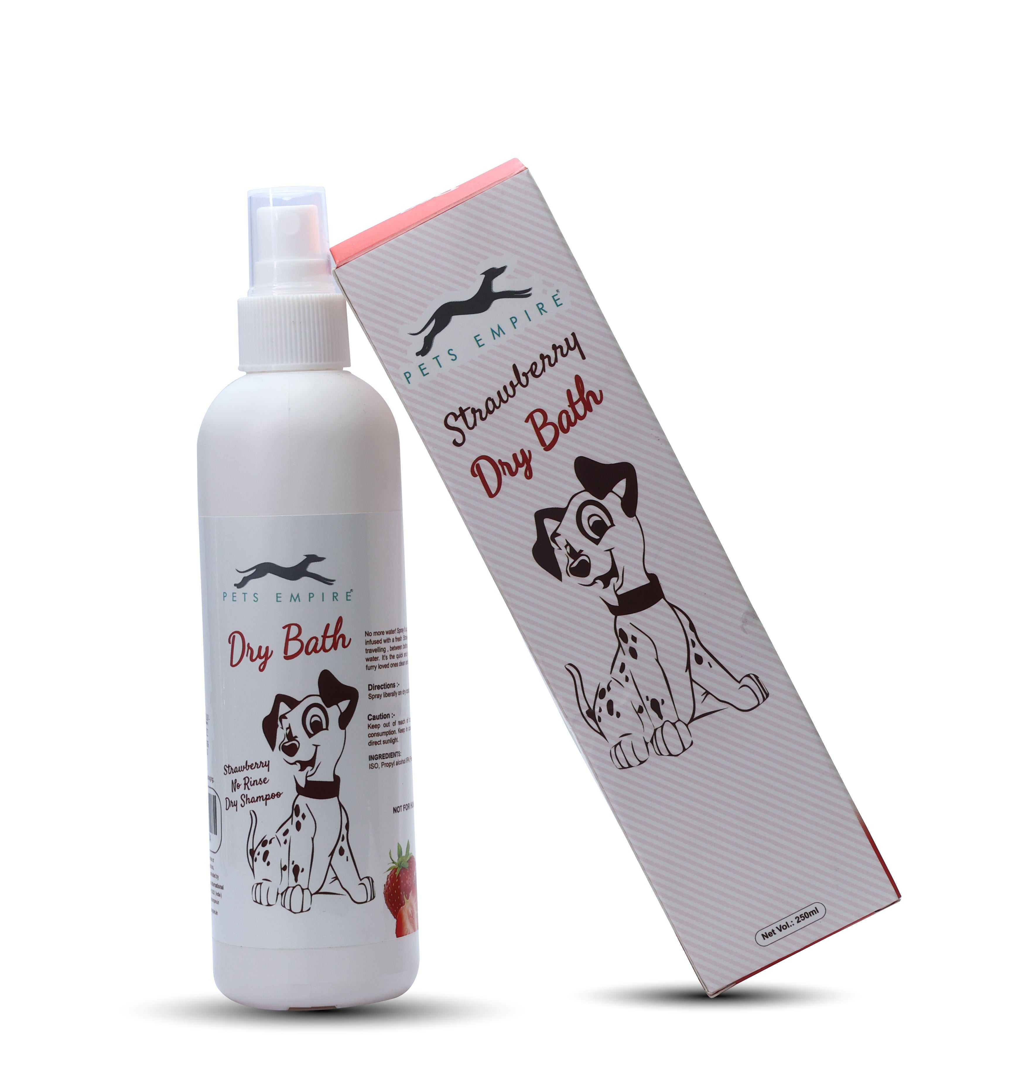 Pets Empire Dry Shampoo for Dogs - Strawberry