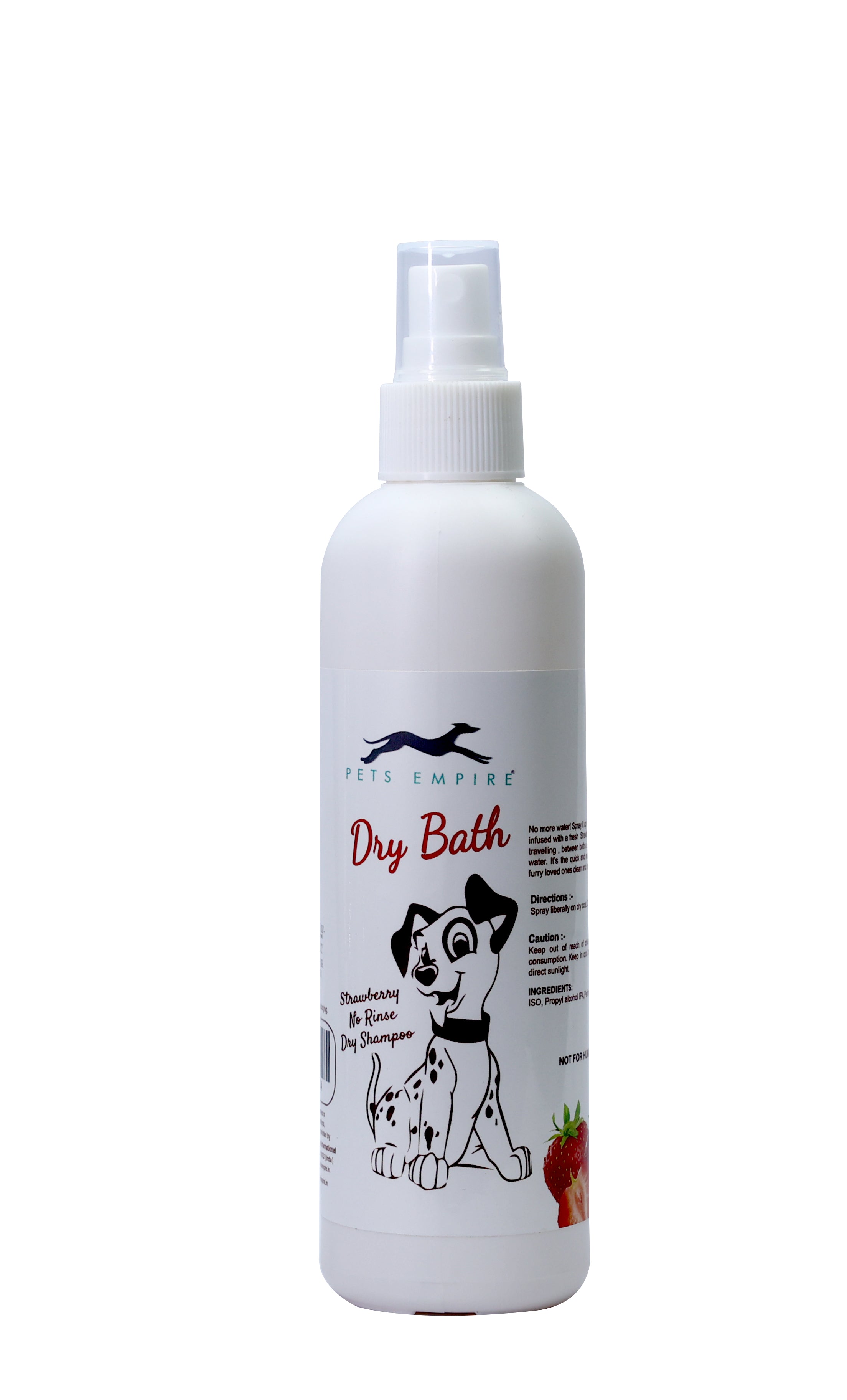 Pets Empire Dry Shampoo for Dogs - Strawberry