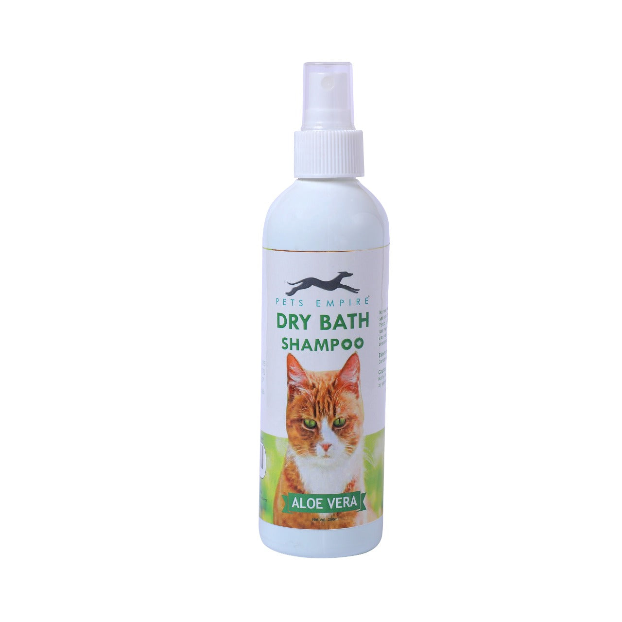 Pets Empire New Waterless Cat Shampoo, Aloe Vera(250ml) - Pets Empire