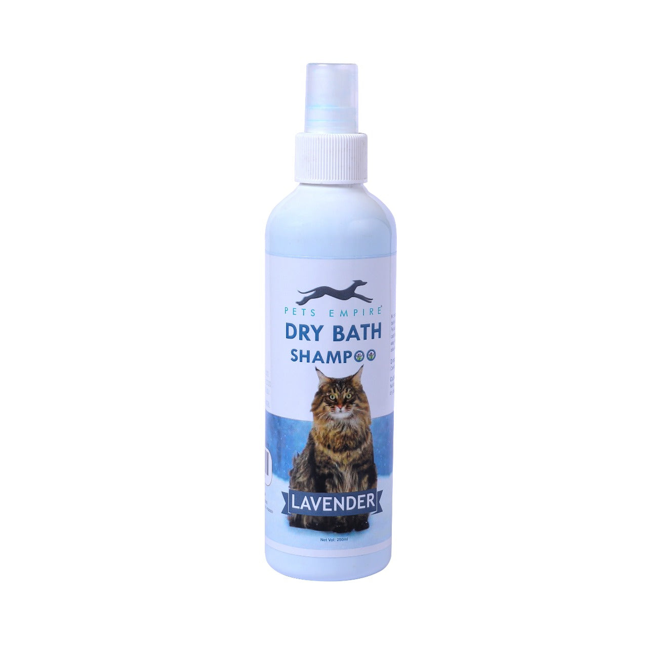 Pets Empire New Waterless Cat Shampoo, Lavender(250ml) - Pets Empire