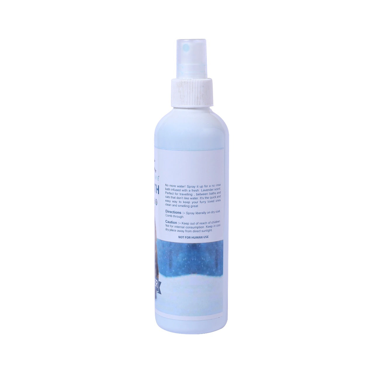 Pets Empire New Waterless Cat Shampoo, Lavender(250ml) - Pets Empire