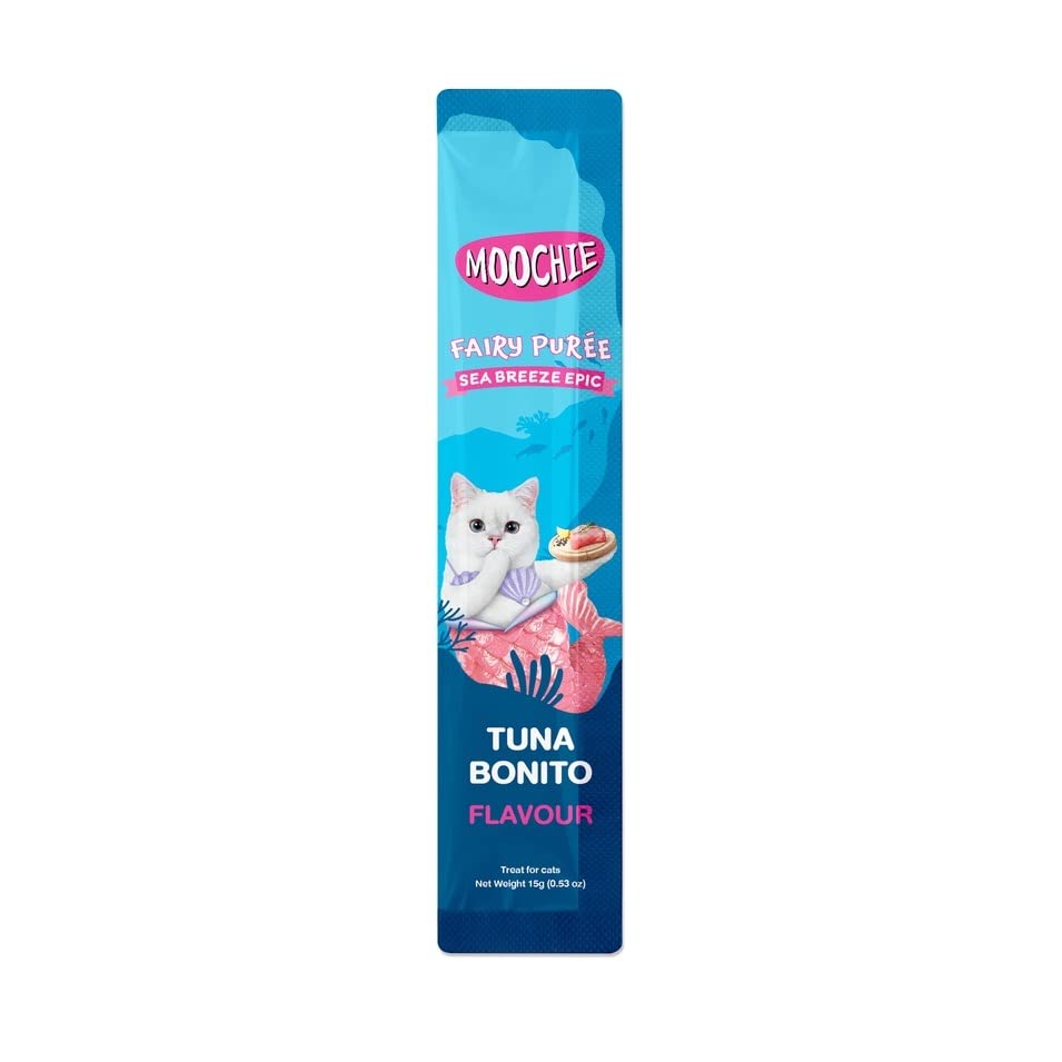 Moochie Creamy Treat for Cats- Tuna & Bonito (15g Each)