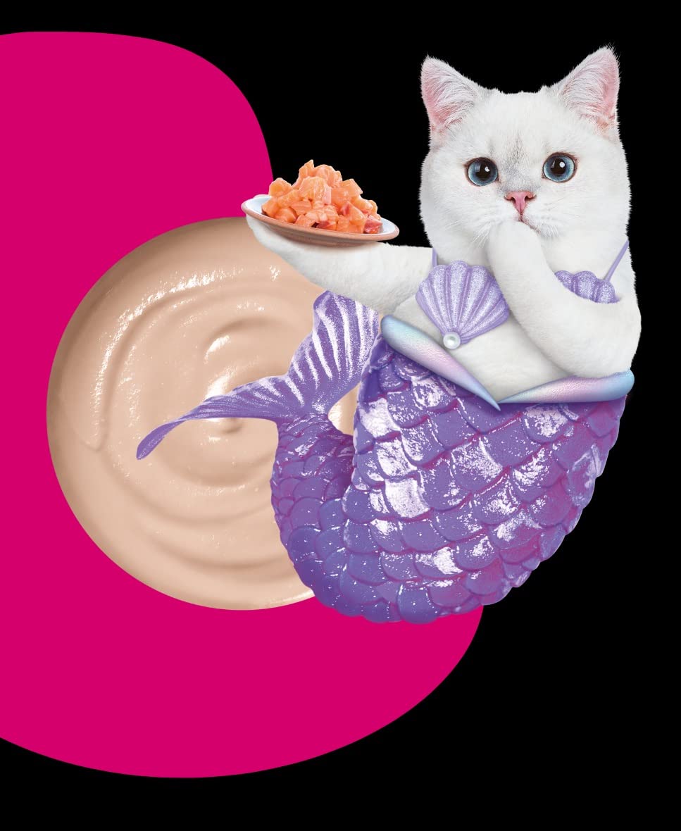 Moochie Creamy Treat for Cats- Tuna & Salmon (15g Each)