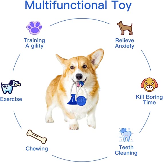 Pets Empire Suction Cup Dog Tug Toys, Interactive Dog Rope
