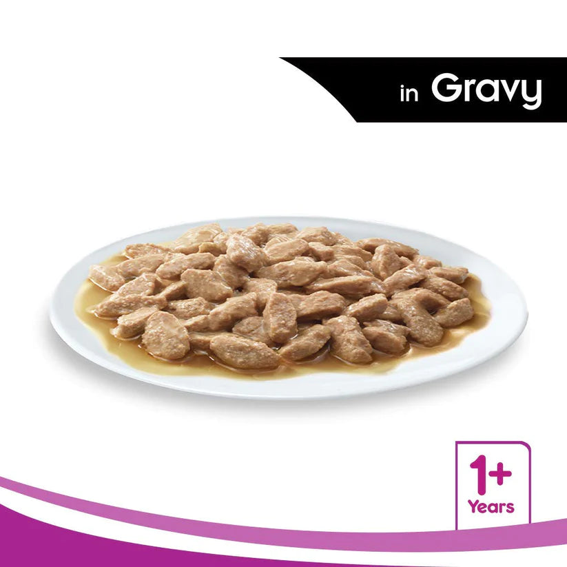 Whiskas Salmon in Gravy Adult Wet Cat Food - 85 g packs