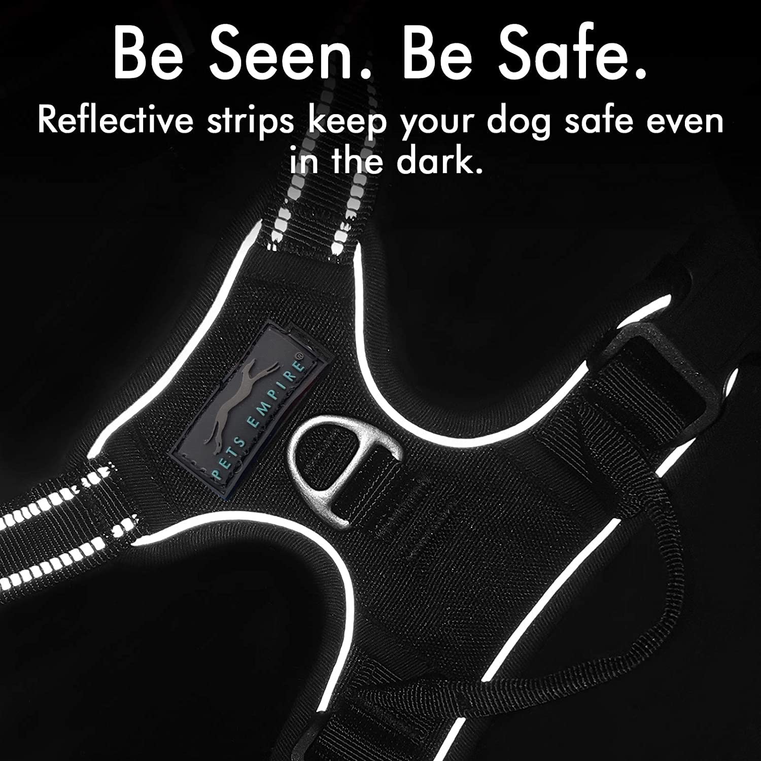 Pets Empire Classic Mesh Padded Dog Harness - Black - Pets Empire