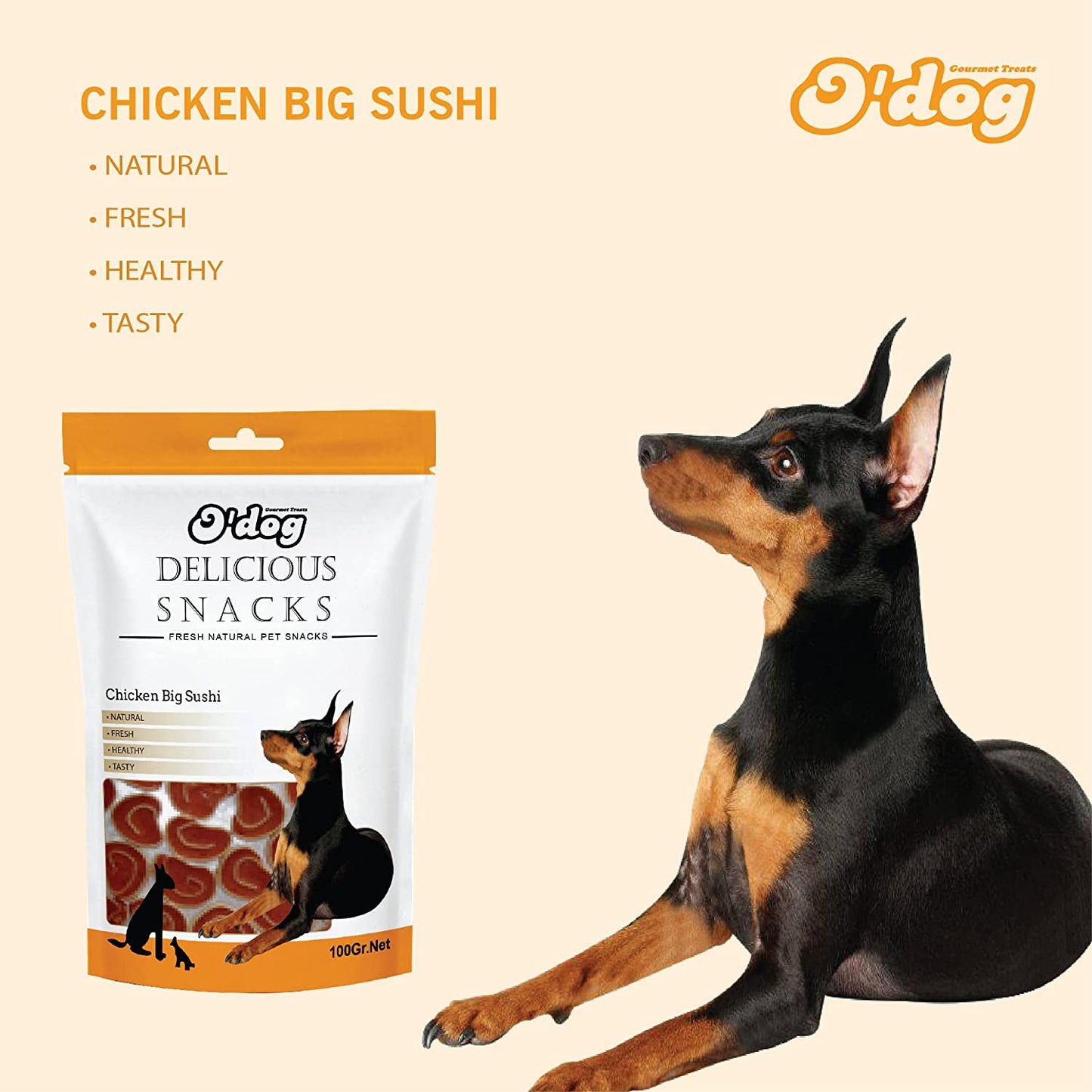 Pets Empire Chicken Big Sushi - 100 gms