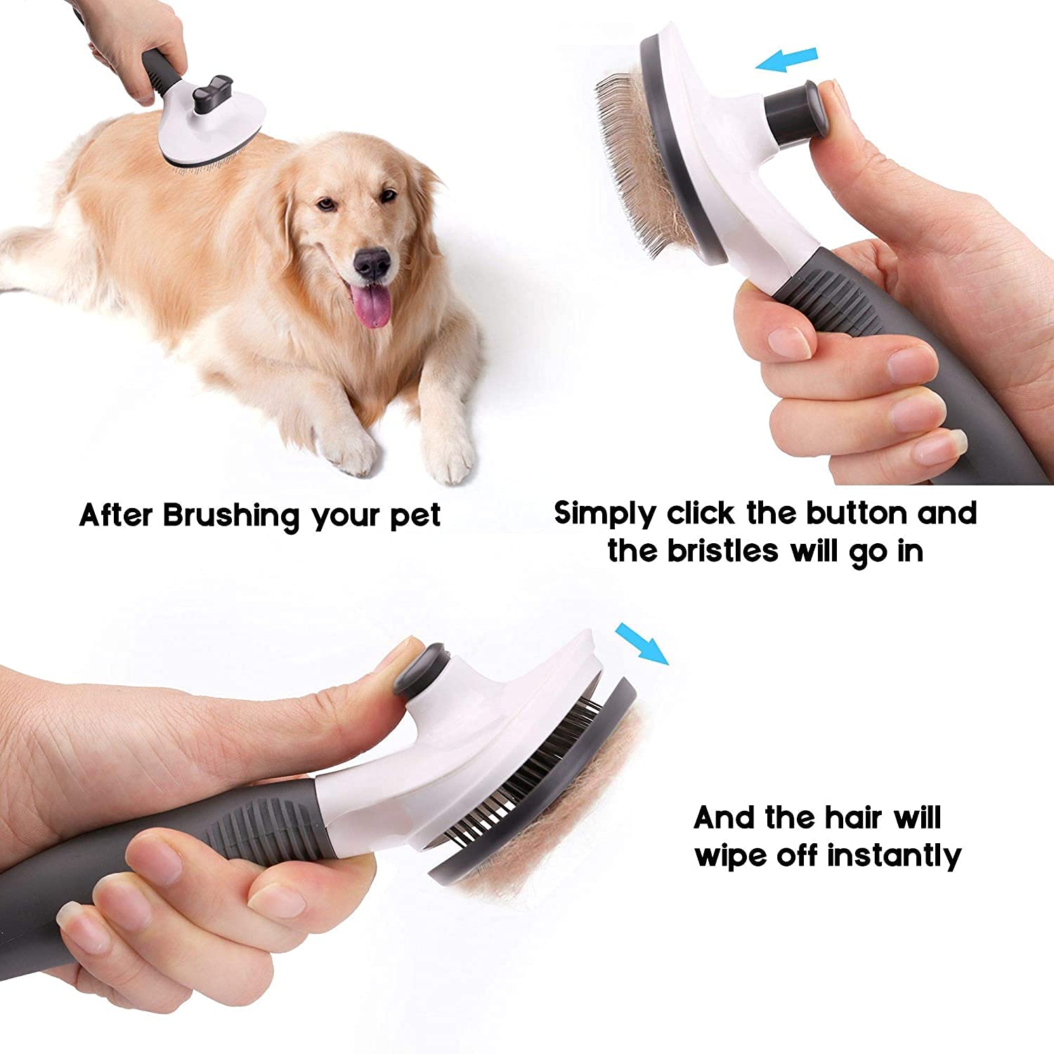 Pets Empire Slicker Brush for Dogs & Cats