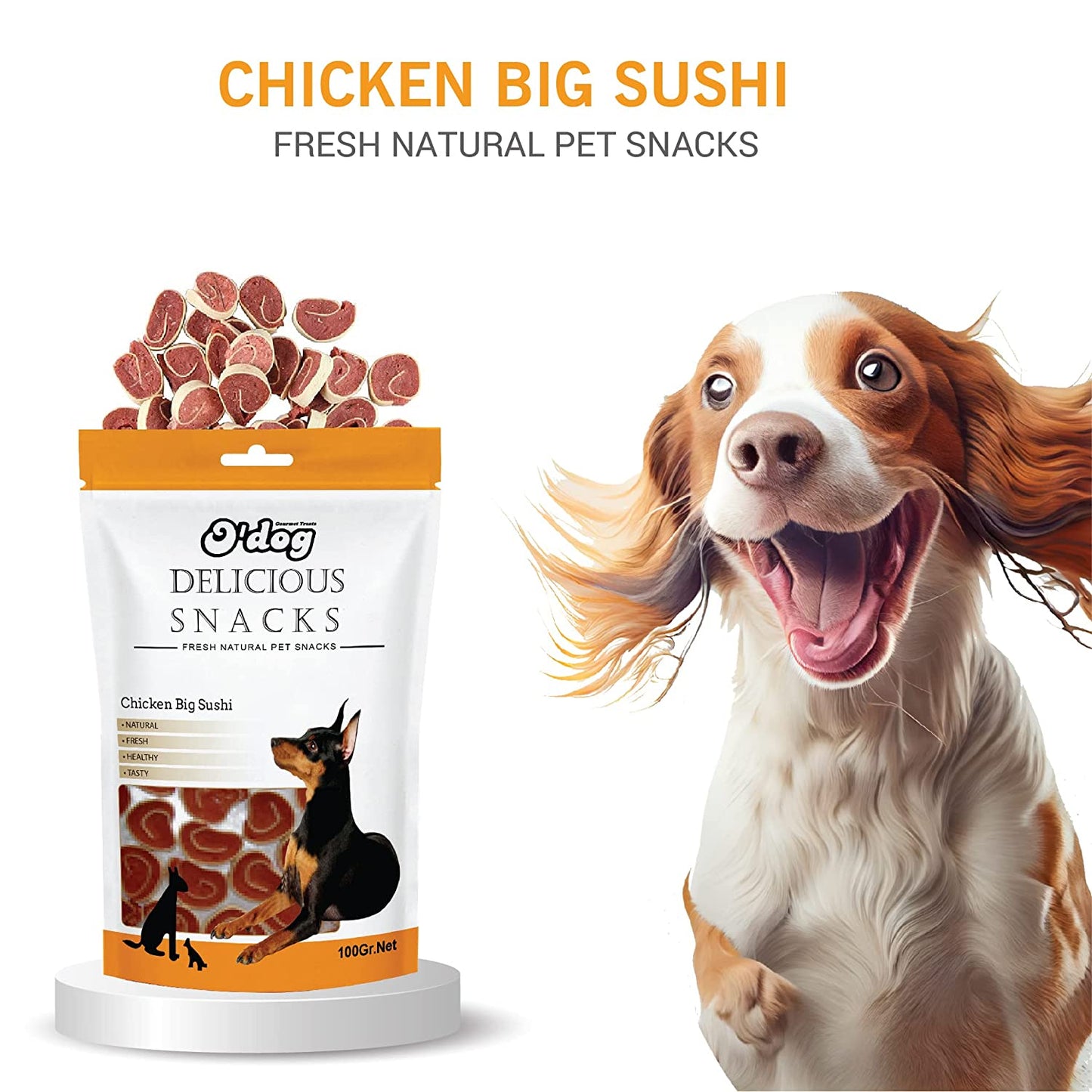 Pets Empire Chicken Big Sushi - 100 gms