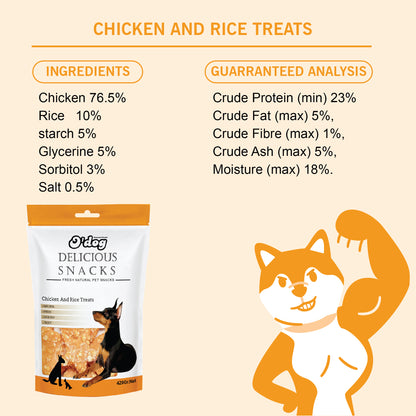 O'Dog Chicken & Rice Treats - 420 gms