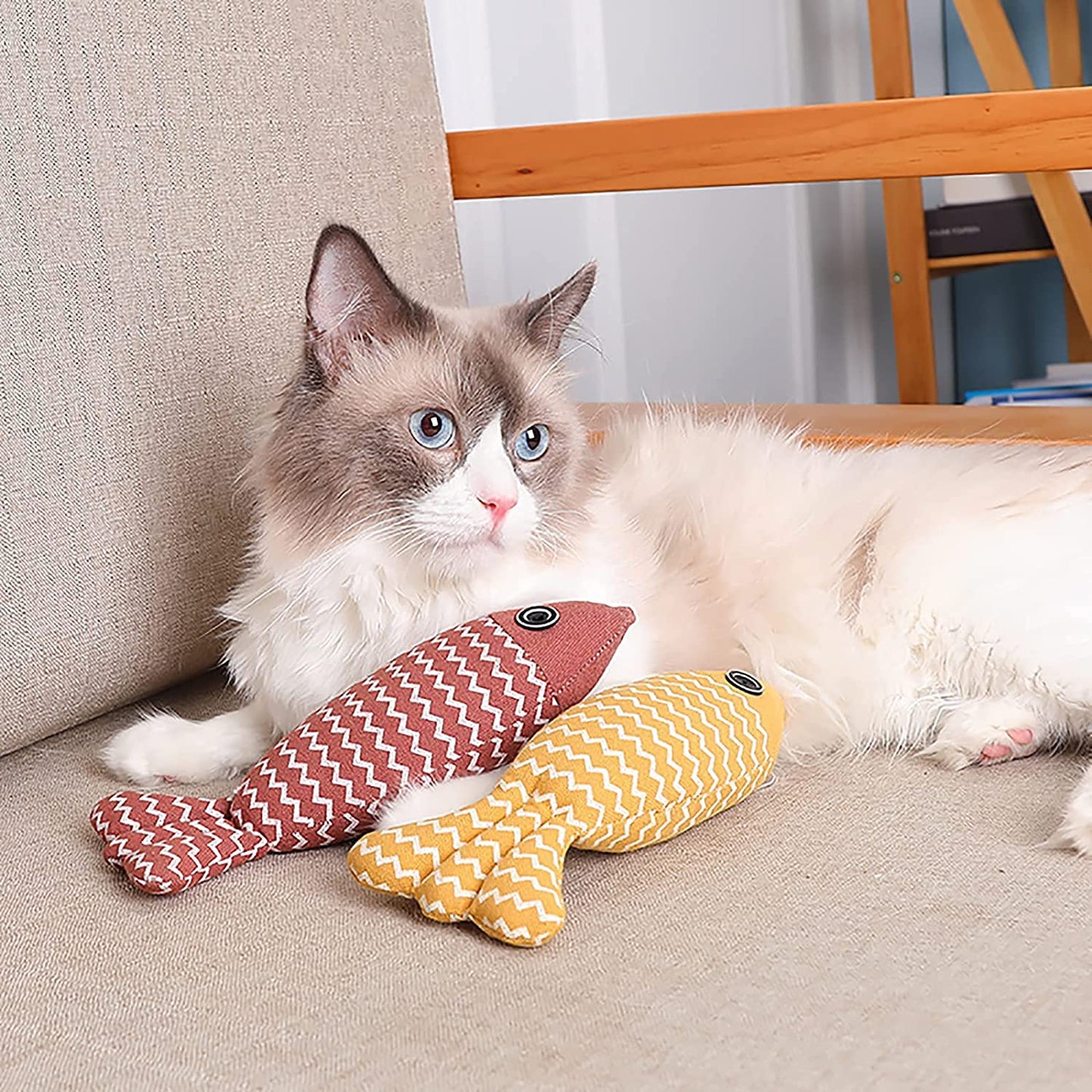Pets Empire Cat Toy Interactive Soft Plush Pillow Chew - Pets Empire